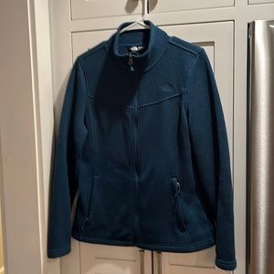 The North Face Women’s Large Maggy Sweater. Teal Blue.